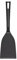 Chef Aid Nylon Flexible Turner, BPA Free Kitchen Spatula for use with Non-Stick Cookware, Part of a Selection of Kitchen Utensils, Black
