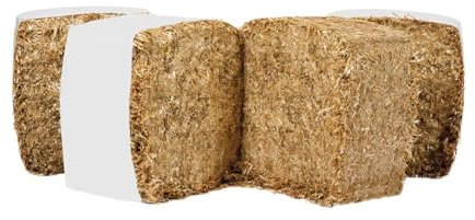 Pferdestreu aus Stroh | Absorbiert 200% ihres Gewichts | Hühnerstreu | Kaninchenstreu | Boden für Pferdeboxen - 13 kg Sack / 4 qm Fläche (1 Packung mit 13 kg)