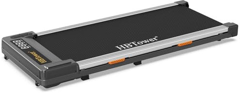 HBTower Laufband für Zuhause, 3 in 1 Walking Pad, 2,5 PS Laufbänder, Laufband Schreibtisch mit Fernbedienung und LED-Anzeige für Zuhause und Büro, Treadmill for Home 1-6km/h