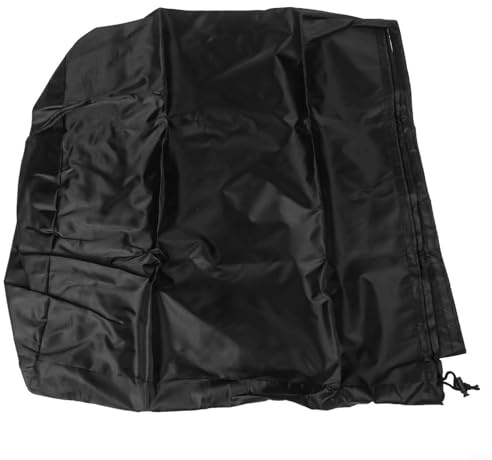 Cubierta resistente para parrilla de barbacoa con revestimiento de PVC impermeable y correas de sujeción adicionales para un uso seguro