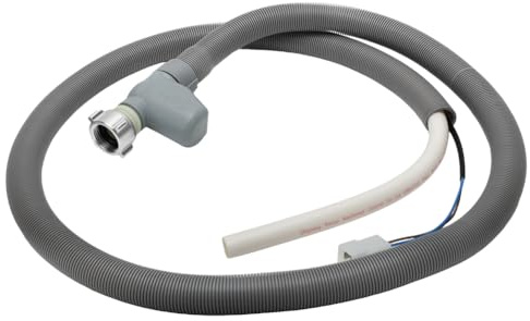 Aquastop Manguera de entrada, 1,85 m, universal, para lavadora, lavavajillas, lavavajillas, manguera de extensión multiusos para tubos de desagüe