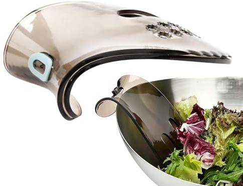 Utensili da insalata per servire – utensili ergonomici – pinze per alimenti, per cucinare cucina, cibo, feste, bar, salumi, chef, buffet, barbecue, casa