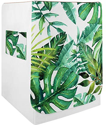 LIOOBO Washing Machine Cover - Dryer Protection Cover, Front Load Automatic Washer Dryer Cover Dustproof Anti-splash Zippered