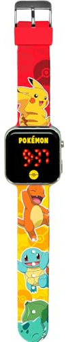 Kids Licensing - Reloj Digital LED para Niño y Niña con Personajes,Tiene Funciones de Hora, Fecha y Correa Ajustable
