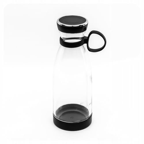 Huslog Blender Portable Sans Fil 315W, 580ml, 6 Lames Inox, Rechargeable USB-C/USB-A, Verrouillage de sécurité, Compact avec Poignée, Mixeur Smoothie pour Fruits, Glace, Shakes Protéinés, Noir