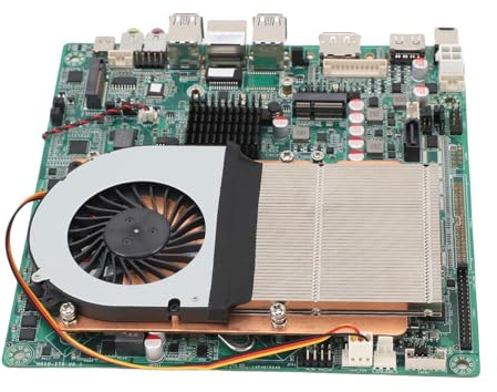 Cuifati Mini ITX Motherboard LGA1700 DDR4 64GB Support USB 3.0 M.2 for UHD Graphics 730 with Slim Copper Radiator for PC HTPC Workstation