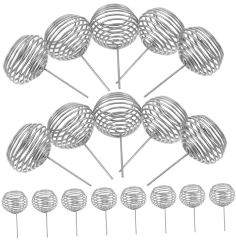 Milisten 50 pièces Conteneurs Acier Inoxydable pour Engrais de Bonsai Bacs de Nutrition pour Plantes et Cactus Distributeur Eau pour Jardinage et Potager