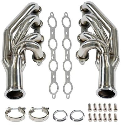 Turbo Exhaust Manifold Stainless Steel Exhaust Manifold For 1997-2014 Small Block V8 LS1 LS3 LS Cast Iron Manifold