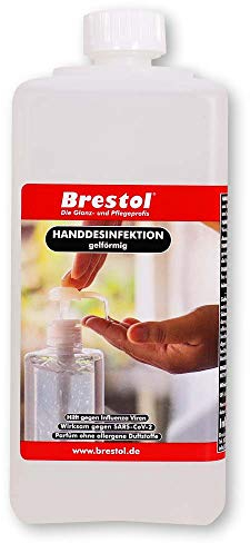 HANDDESINFEKTION Gel 1000 ml Euroflasche Desinfektionsmittel für Hand Haut Hände Desinfektion Händedesinfektion Desinfektionsgel Geldesinfektion gelförmig