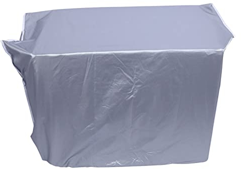 Qiilu Protection Pompe a Chaleur Piscine extérieur Gel Housse de Climatiseur Extérieur Anti-poussière Anti-Neige étanche pour la Maison Housse de Climatisation Housse