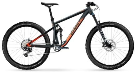 Ghost Riot Trail Essential Fully Mountainbike (27,5 | dunkelgrau/orange)