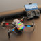 GuKKK Drone avec 2 Caméra Réglage électrique Caméra,4K Mini Drone Caméra Pliable Active d'évitement d'obstacles, Drone Quadricoptère FPV WiFi Télécommandé, avec 2 Batteries, pour Débutants