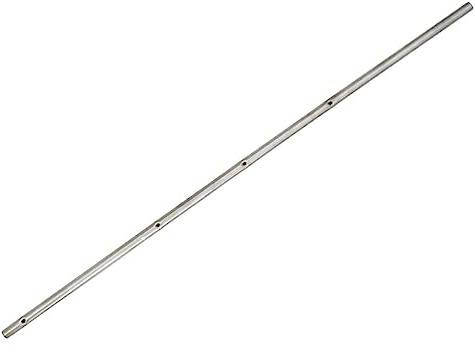 Aste in acciaio per adulti e bambini, per giocare a biliardino, 44 cm di diametro, 8 mm