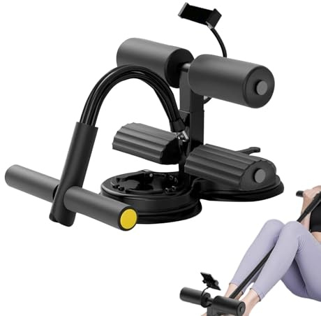 Sit-Up Stange am Boden, jetzt Füße aus ABS für Training, Trainingsgerät verstellbar für Mittelkraft, Männer, Frauen, Hartboden, Innenzimmer