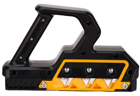 Xiuganpo Raboteuse en Carton biseauté, Angle d'inclinaison de 45 à 60 Degrés, Coupe-cloison Sèche Antidérapante avec Lames Amovibles pour le Bois