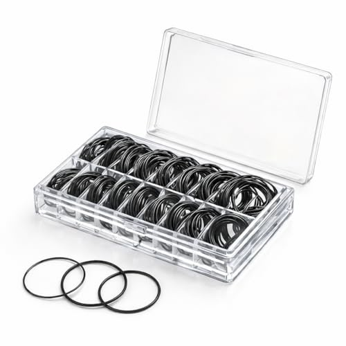 MIMOX Juego de 210 juntas de reloj para relojes, anillos de sellado para reloj, juntas en O, junta de goma impermeable, tamaño 16-30 mm, para relojeros, herramientas de reparación