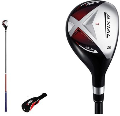 Barngolfklubb #1 golfförare i trä pojkar flickor stång golf hybrid järn lätt golfträningsstång för barn med huvudbonad