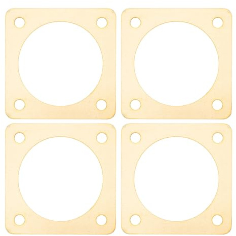 SEWACC Protection D'entrée en Cuivre Défense Prédateurs, Installation Facile 4 Pièces pour Nichoir à Oiseaux Adaptée aux Nichoirs et Maisons à Moineaux en Extérieur