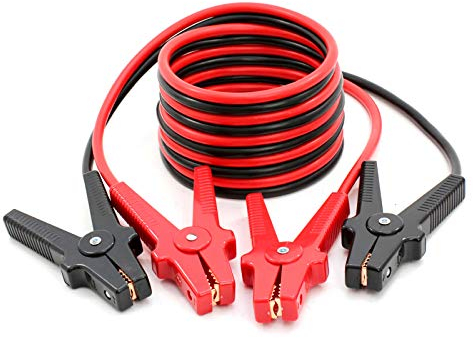 HAFIX® Starterkabel, Starthilfekabel für alle Fahrzeuge mit 12V - 24Volt Batterien mit einem Diesel- oder Benzinmotor die Starthilfe bei Einer Panne brauchen. Stärke 25 mm² - 3,5m für PKW, Quad, etc.