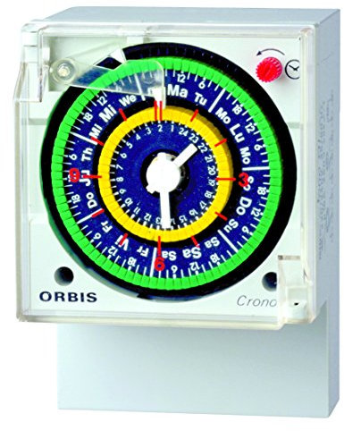 CRONO QRS 230 V. Interruptor HORARIO ANALOGICO con Reserva SEMANAL 16(4) A