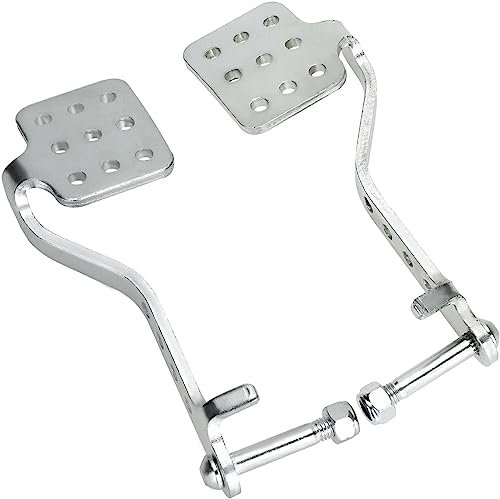 Brake/Throttle Pedals with Mount Nuts for 196cc 6.5hp Road Rocket, Azusa Fun Kart, Carter Go Kart,Radio Flyer Kart Cart Racing Drift Trike,Vintage Type Go Kart