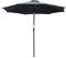 Outsunny 3(m) Tilting Parasol Garden Umbrellas, Outdoor Sun Shade with 8 Ribs, Tilt and Crank Handle for Balcony, Bench, Garden, Black