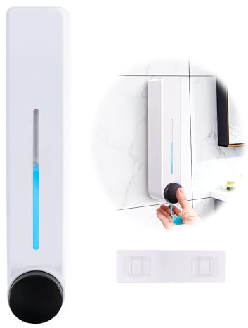 Seifenspender Wandmontage, Soap Dispenser Wandbefestigung Ohne Bohren 450ml, Badezimmer Duschgel Shampoo Spender Spülmittelspender für Dusche, Händedesinfektionsmittel, Spülung, Weiß