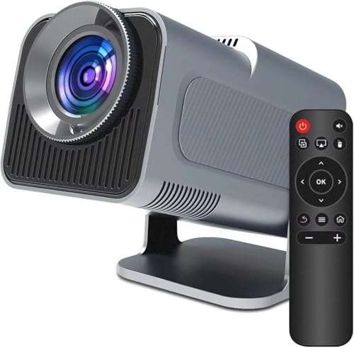4K Bärbar Bioprojektor Android 11 1080P 390ANSI HY320 Dubbel Wifi6 BT5.0 1920 * 1080P Smarta Projektorer HY320 180 Graders Rotation 18000 Lumen