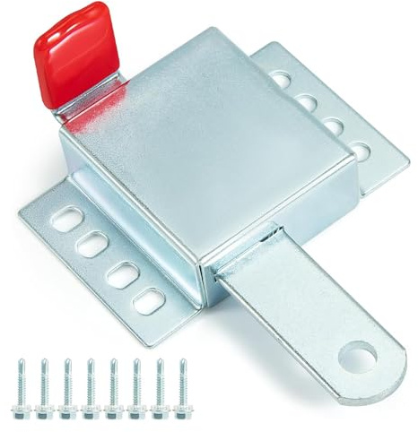 Cerradura De Seguridad Para Puerta Garaje Instalación Rápida Con Cubierta Manija PVC Sistemas Bloqueo Puertas Garajes Preventivos Contra Juego Cerradura Garaje Doble