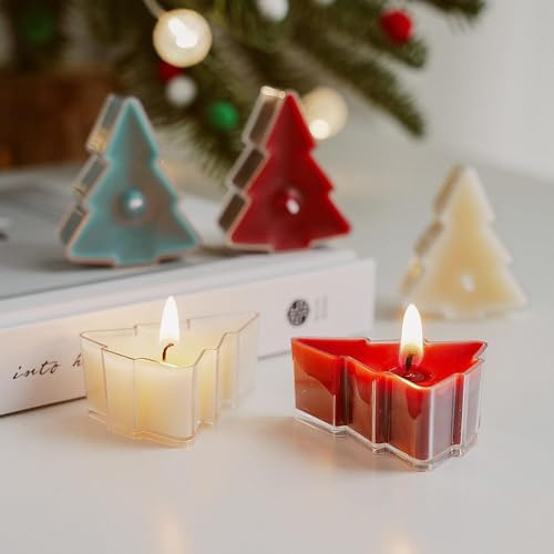 Candeline per Natale, confezione da 24 candele profumate regalo, candela natalizia, candele natalizie per la pace, candeline natalizie per relax, festa, vacanza, Capodanno, decorazione