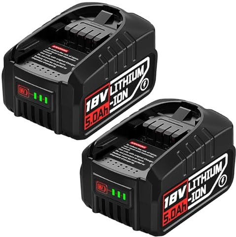 5000mAh 2Stück Ersatzakku für Bosch Haus und Garten 18V akku Werkzeuge, Kompatibel mit Bosch 18V PBA PSB PSR