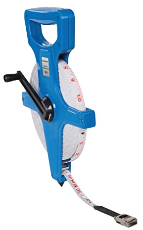 Silverline Tools MT46 Cinta para Agrimensor, 50 m Longitud, 13 mm Diámetro