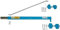 Güde 1715 Schwenkarm 1200 100-600 kg (600 kg max. Hubkraft ohne Umlenkrolle, max. Auszugslänge 110 cm, Rundröhren Befestigung mit Außen-Ø 50 mm (1 ½), links/rechts 75 ° Schwenkbereich)