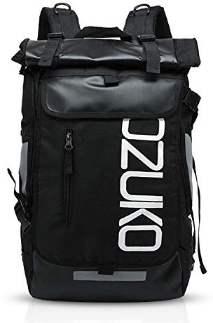 FANDARE Zaino per Computer Portatile 15.6 Pollici, Daypack da Alpinismo per Uomo e Donna, Poliestere, Nero, L, per il Tempo Libero