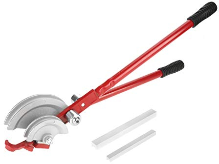Rohrbieger 15-22 mm, Rohrbiegegerät Handbiegezange 180 Grad Aluminiumlegierung Professionelle Rohrbiegezange Rohrbiegemaschine Rohr Hand-Rohrbieger