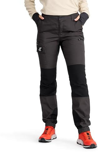 RevolutionRace Women’s Nordwand Pants, Durable Pants for All Outdoor Activities, Grey, XL