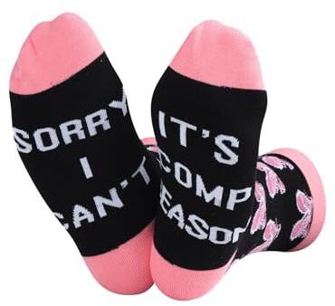 ZJXHPO Ballet Lovers Gift Sock for Men, Comp Season, Crew Length, Breathable, Ballerina Theme, Athletic Socks, 80% Cotton, Size 1, Black/White