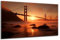 DARO Design - Wand-Bild auf 6mm HDF 84x56 cm San Francisco Golden Gate Bridge - Wand-Deko Bilder Geschenk
