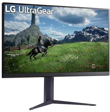 LG Electronics 32GS85QX-B.AEU UltraGear™ QHD Gaming IPS-Monitor 32 (80 cm), 2560 x 1440, 16:9, 1ms GtG, 180 Hz, HDR10, DCI-P3, NVIDIA G-Sync™ Compatible, AMD FreeSync™ - Grau