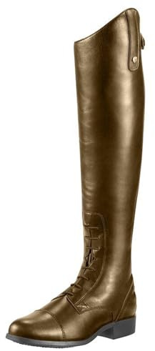 WEHAM Botas Ecuestres de Cuero PU con Cordones, Estilo Retro para Hombre y Mujer, Equitación al Aire Libre para Principiantes