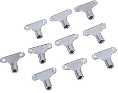 10 llaves de purga de radiadores con base cuadrada para un calentamiento eficaz y fácil mantenimiento en un reducido ahorro de espacio residencial herramienta de radiadores