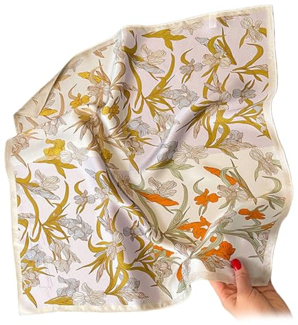 Sciarpa Quadrata Multiuso 70x70 Cm Fazzoletto Da Donna Elegante Fazzoletto Da Collo Alla Fascia Per Capelli Alla Borsa Per Cravatta Borsa Cinturino Per La Decorazione Della Borsa