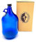 SELECTION ·1948 · ALBERTS · PREMIUM ALBERT PFÄFFLE 1x Glasballon blau 5 Liter, Henkelflasche aus Blauglas inkl. Handschraubverschluss PP35 (VPE 1 Stück)