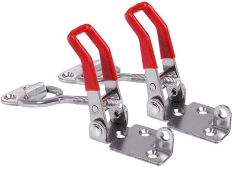 OSALADI 4 Pièces Dispositif De Serrage Réglable Pince à Bascule Basculer Le Loquet Pince à Loquet Sauterelle Verticale Serrer Ajustable