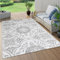 heybb Outdoor-Teppich Balkonteppich Outdoor LäUfer Outdoor Teppich LäUfer Hellgrau 140x200 cm PP