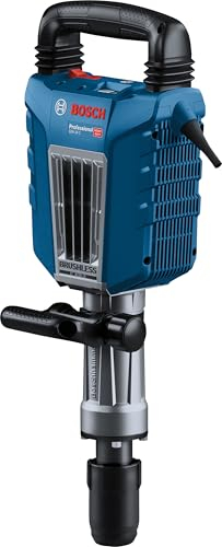 Bosch Professional Abbruchhammer GSH 14 C (28 J Schlagenergie, 1.900 bpm Schlagzahl, inkl. Spitzmeißel, Zusatzhandgriff, Handwerkerkoffer)