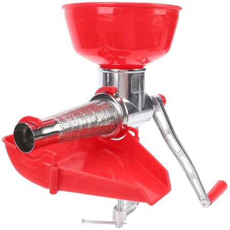 Mumusuki Moulin Alimentaire Manuel, Passoire à Tomates en Alliage D'aluminium, Broyeur à Manivelle pour Sauce Tomate, Compote de Pommes, Purée, Purée de Pommes de Terre