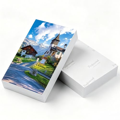 LONGERSIZHAN 200Hojas Papel Fotográfico 10x15cm, 230g/m², Alto Brillo