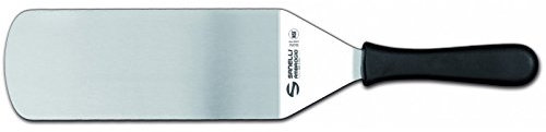 Ambrogio Sanelli, Linea Supra, Spatola Magnum per Pasticceria con Lama da 25x8 cm in Acciaio Inox, Impugnatura in SEBS Pratica ed Ergonomica, Certificata MOCA, Made in Italy