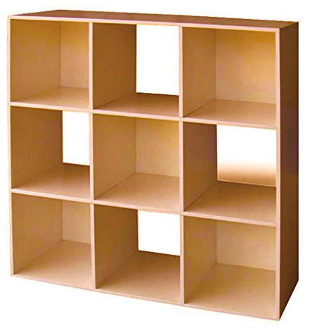 LIBRERIA MOD.CUBO 9 CILIEGIO CM.91X91